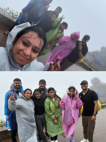 Selfies and group photos in the mist are a must on our Chikmagalur monsoon treks. The weather creates a magical atmosphere for memorable pictures.
