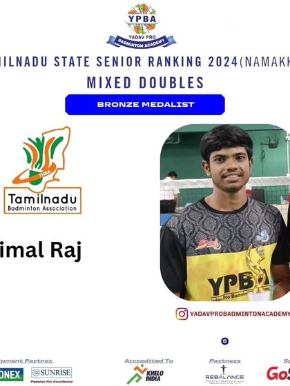 Yadav Pro Badminton Academy - Professional Badminton Coaching Programs State & Zonal Tournament Winners photo 94