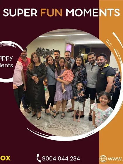 Another group photo with smiling clients. My priority is to ensure you have a memorable event without a hectic schedule.