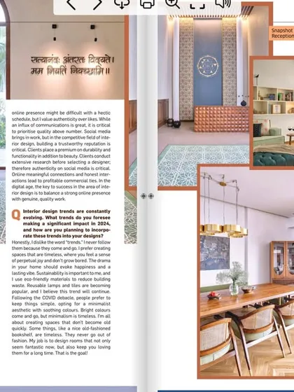 More from my interview with Open Acres, discussing my approach to collaboration with clients and my thoughts on current design trends. For me, it's always about creating spaces that feel authentic and lived-in.