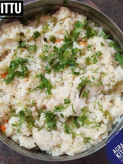 A fresh batch of Uppittu prepared for a dance rehearsal event. It's a light yet energizing meal, perfect for keeping performers going.