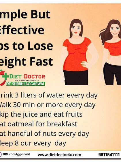 These simple but effective tips are easy to implement for fast results. Drinking 3 liters of water, walking 30 minutes daily, and eating oatmeal for breakfast are small changes I recommend for a big impact.