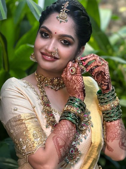 Himabindu - Bridal Makeup Classic South Indian Muhurtham Looks photo 39