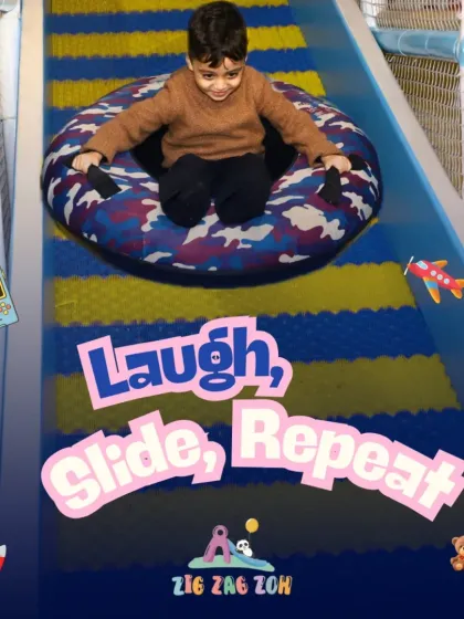 Laugh, slide, repeat! Our donut slide is one of the most popular attractions, providing hours of giggles and fun for every party guest.