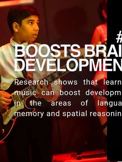 Benefit #1: Learning music boosts brain development. Research shows it improves language, memory, and spatial reasoning skills in children.