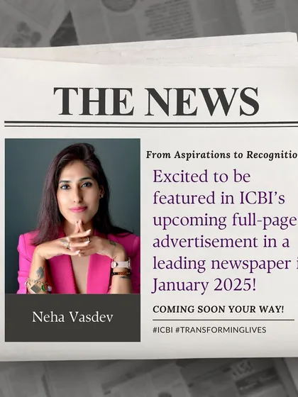 I'm thrilled to be featured in an upcoming full-page advertisement in a leading newspaper this January. This is a huge milestone, and I'm so grateful for the opportunity to share my passion for transformation.