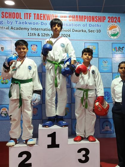 A podium full of Legends. Our students dominate their category at the Inter School Championship.