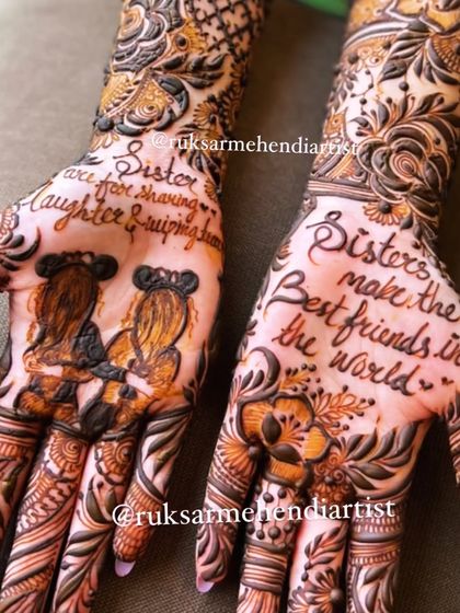 Your Story in Henna: Personalized Designs photo 41