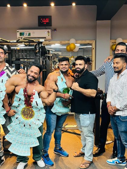 Another celebration photo with the team.