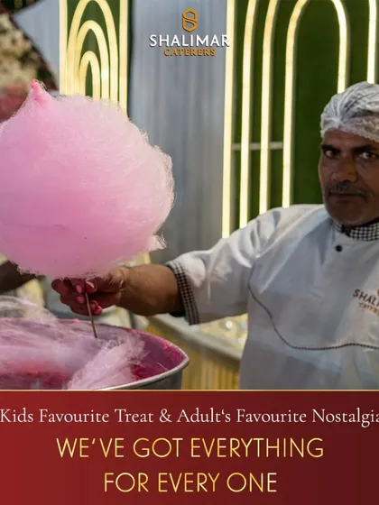 We have something for everyone. Our live cotton candy station is a favorite for kids and brings a wave of sweet nostalgia for adults, adding a touch of fun to any event.