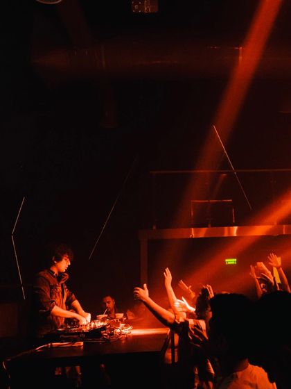 Gearing up for a massive weekend. A shot from a club in Chennai, where the energy down south blew me away.