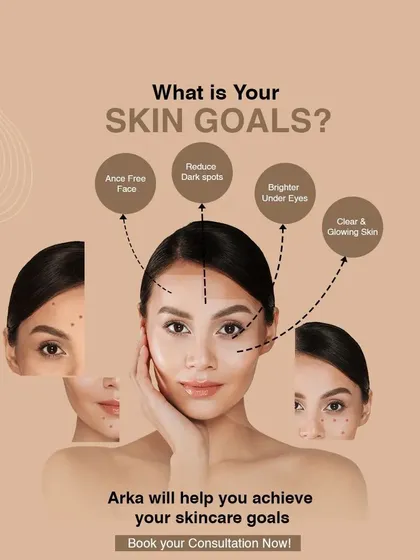 What are your skin goals? Whether it's an acne-free face, reduced dark spots, or brighter under-eyes, I can help you create a roadmap to achieve clear and glowing skin.