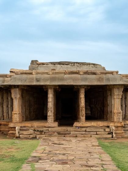 The Madhavaraya temple inside Gandikota fort, an impressive structure that speaks of the region's glorious history.