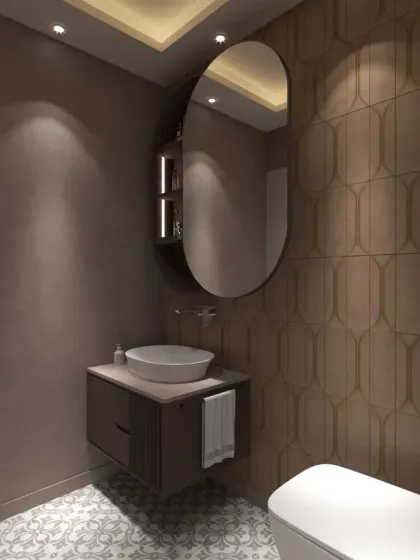Chizzle My Designs - Turnkey Residential Interior Design Artistic Bathrooms & Powder Rooms photo 7