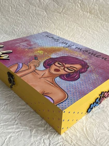 Neetikriti - Hand-Painted Home Decor & Personalized Gifts Custom Organizer Boxes photo 45