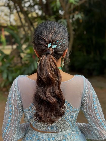 Bhavya Achar - Bridal & Occasion Styling Romantic Open & Half-Up Styles photo 33