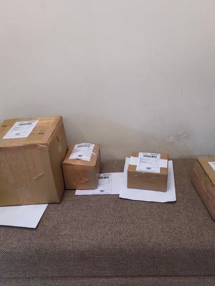 More packages ready for dispatch. It fills my heart with joy to know that a little piece of my kitchen is travelling to homes across the country.