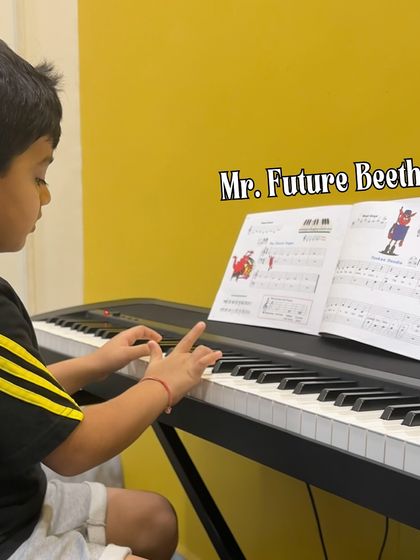 Meet a 'Future Beethoven' learning his first notes. Our piano books and teaching methods are colorful and engaging, designed specifically to capture the attention of our youngest students.