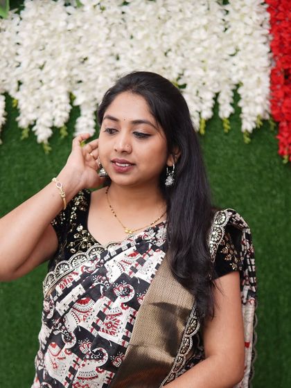 A candid moment from certification day. My students not only learn makeup but also build the confidence to carry themselves as professionals.