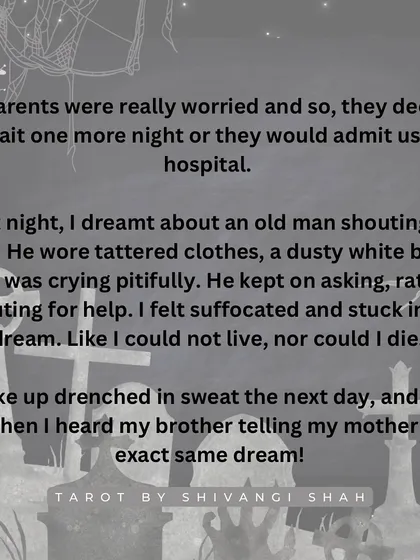 The story of two brothers who fall sick in a new house and have the exact same dream, leading to the discovery of a skull and black magic items in their wall.