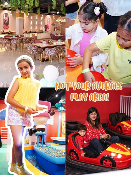 Not your average play area. We offer a mix of activities from bumper cars and sand art tables to a fully equipped cafe, ensuring a premium experience for all.