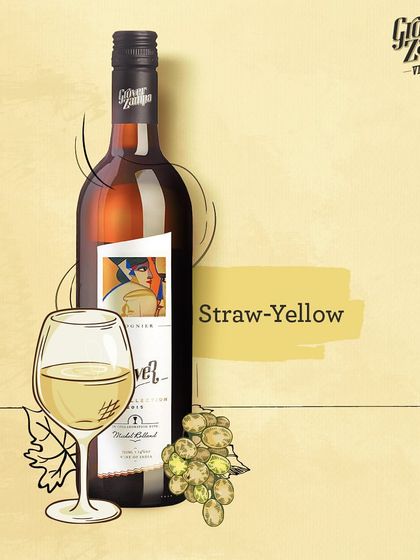 Our Art Collection Viognier has a lovely straw-yellow color, reflecting its floral and stone fruit notes.