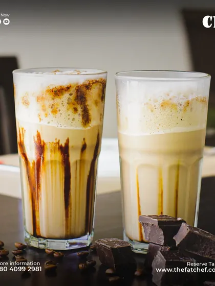 Quench your thirst and chill with our icy-cold elixirs. Our selection of cold coffees and chocolate drinks are the perfect indulgence.