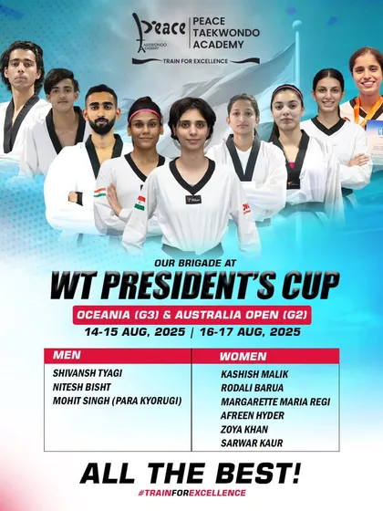 Our brigade is ready for the WT President's Cup & Australia Open. This elite squad carries the dreams of a nation and the spirit of champions.