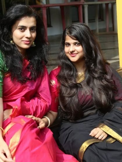 A throwback to the early days. Our friendship has always been at the heart of Studio Aadvika, and it's the foundation of our brand's values.