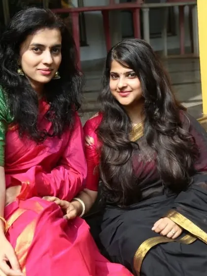 A throwback to the early days. Our friendship has always been at the heart of Studio Aadvika, and it's the foundation of our brand's values.