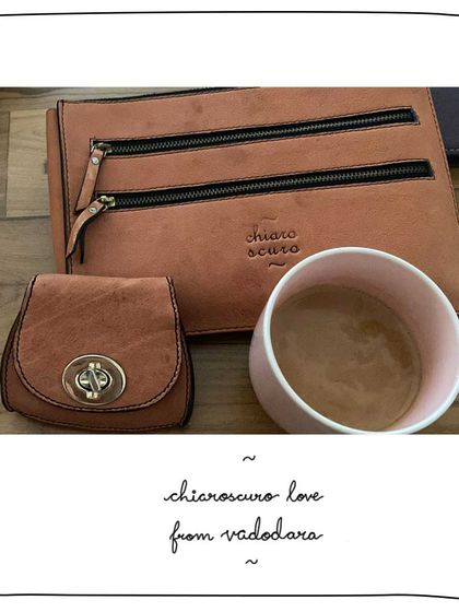 A throwback from our patron Priti in Vadodara. Her Lizzie and Nicola wallets in Dusty Rose leather have been with her for nearly a decade, a testament to how our bags are made to last.