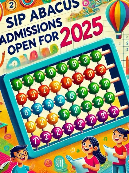 Admissions for 2025 are now open. This is an opportunity to give your child the gift of learning with our proven SIP Abacus program, which sharpens minds and builds a strong academic foundation.