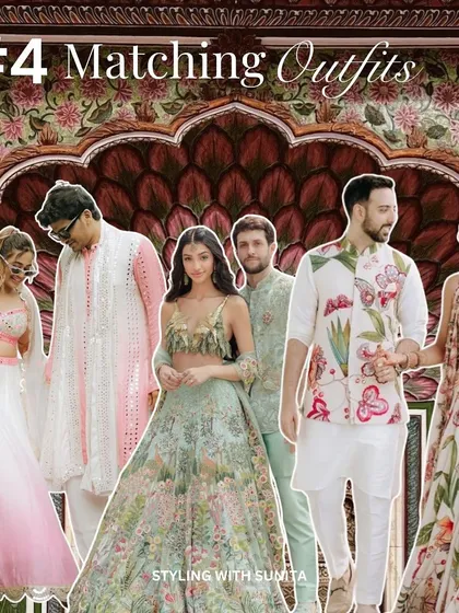 Goodbye to the trend of perfectly matching outfits for couples. In 2025, we are moving towards complementary hues and textures for a more elevated and stylish coordinated look.
