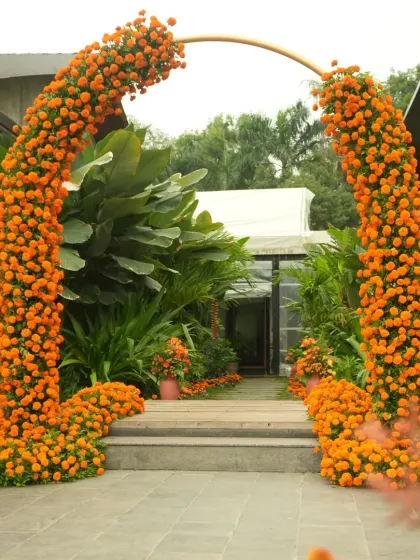 Vibrant Haldi & Mehendi Functions photo 26