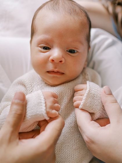 The delicate hands of a newborn. These detail shots are an essential part of my newborn sessions, preserving the memory of how tiny they once were.
