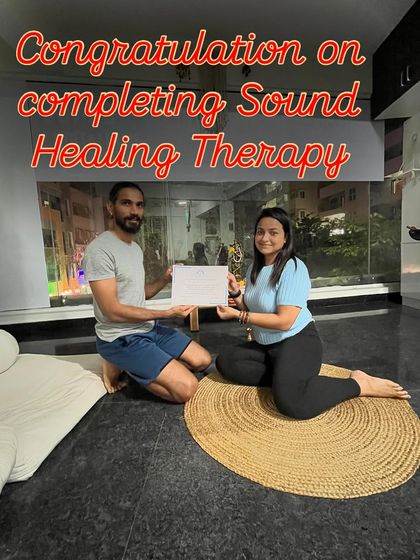 Another wonderful student has completed the Sound Healing Therapy program. Sharing these ancient healing arts is one of the most rewarding parts of my work.