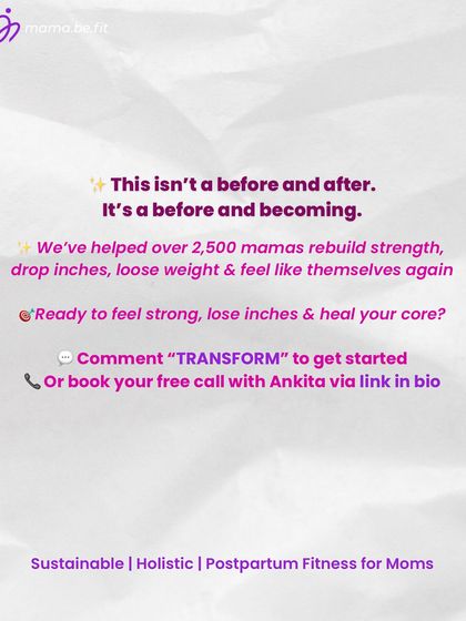 This isn't a before and after. It's a before and becoming. We've helped over 2,500 mamas on this journey of rebuilding.