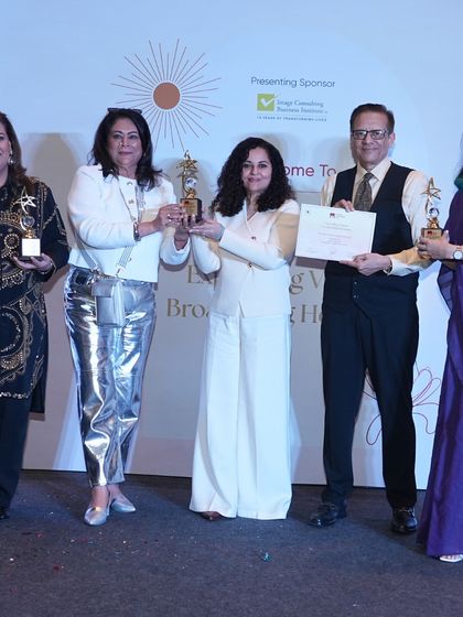 A proud moment on stage as the IMPA Delhi Chapter receives the Best Chapter award. This recognizes our team's hard work in member engagement and raising awareness about the image management industry.