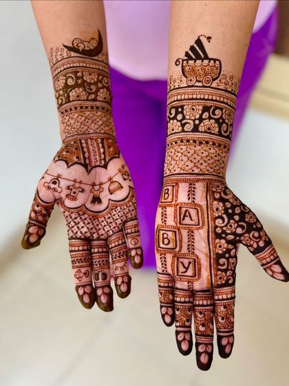 Mitali - Mehendi for Special Occasions Celebrating New Beginnings: Baby Shower Mehendi photo 4