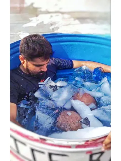 An ice bath after a hard training session is essential for recovery. This mental and physical reset allows me to come back stronger for the next fight, whether in the gym or the courtroom.