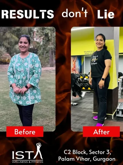 This client's postpartum fitness journey is a testament to her strength. Under my guidance, she learned about effective strength training and sustainable nutrition, transforming her body and energy levels. Results like these don't lie.