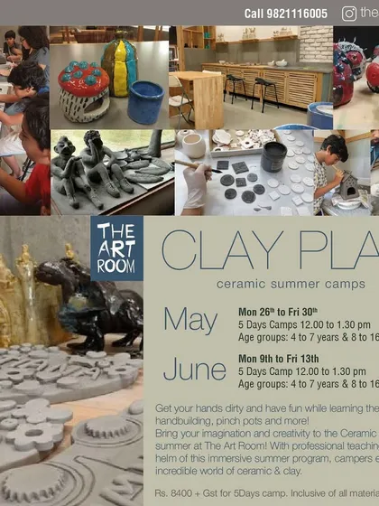 Get your hands dirty at our Clay Play summer camps. This flyer gives you a peek into our popular ceramic camps for kids, where they learn hand-building basics and create multiple glazed and fired pieces over five days.