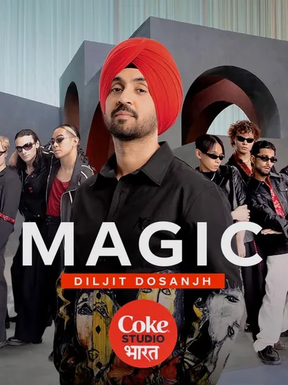 A dynamic group shot of Diljit Dosanjh and The Quick Style crew for Coke Studio Bharat. Capturing the energy of so many talented performers in one frame was a fantastic experience.