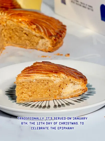 Traditionally served on January 6th, it's a wonderful pastry to offer throughout the post-holiday season.