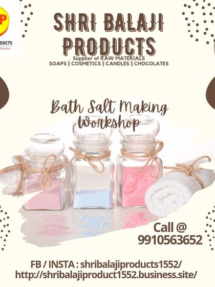 Learn to create your own luxurious bath salts in my online workshop. I share over 10 unique, tried-and-tested recipes to help you start your own spa products brand from home.