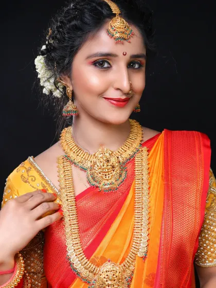 A gallery of our best portfolio shots, showcasing the variety of bridal, reception, and creative looks my students learn to master. Each image is a testament to their skill and hard work.