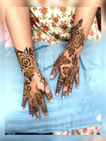 A modern floral design with bold, clean lines and open spaces.