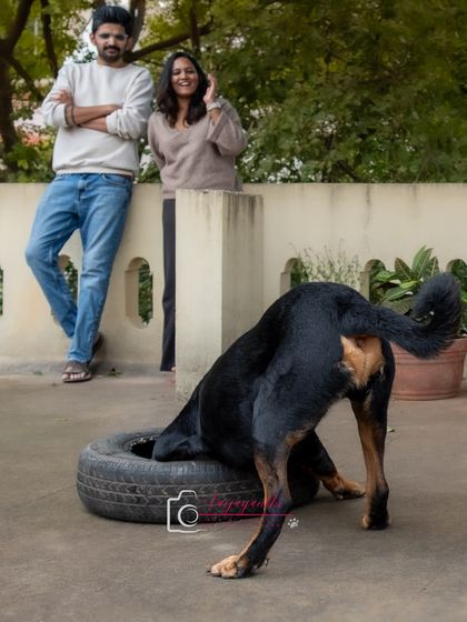 The teaser shot for Jag's session, showing him diving headfirst into his tire. A perfect, funny introduction.