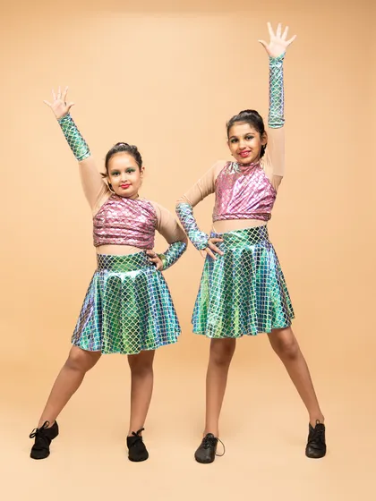 The joy on their faces says it all. Our 'Mermaid Party' performance was a celebration of girlhood, energy, and the magic of dance.
