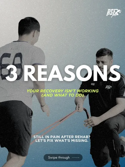 If you're still in pain after finishing a course of physiotherapy, you're not alone. Often, the recovery process is incomplete. True rehabilitation must go beyond initial pain relief to include structured strength work and correction of the underlying movement mechanics that caused the issue in the first place.